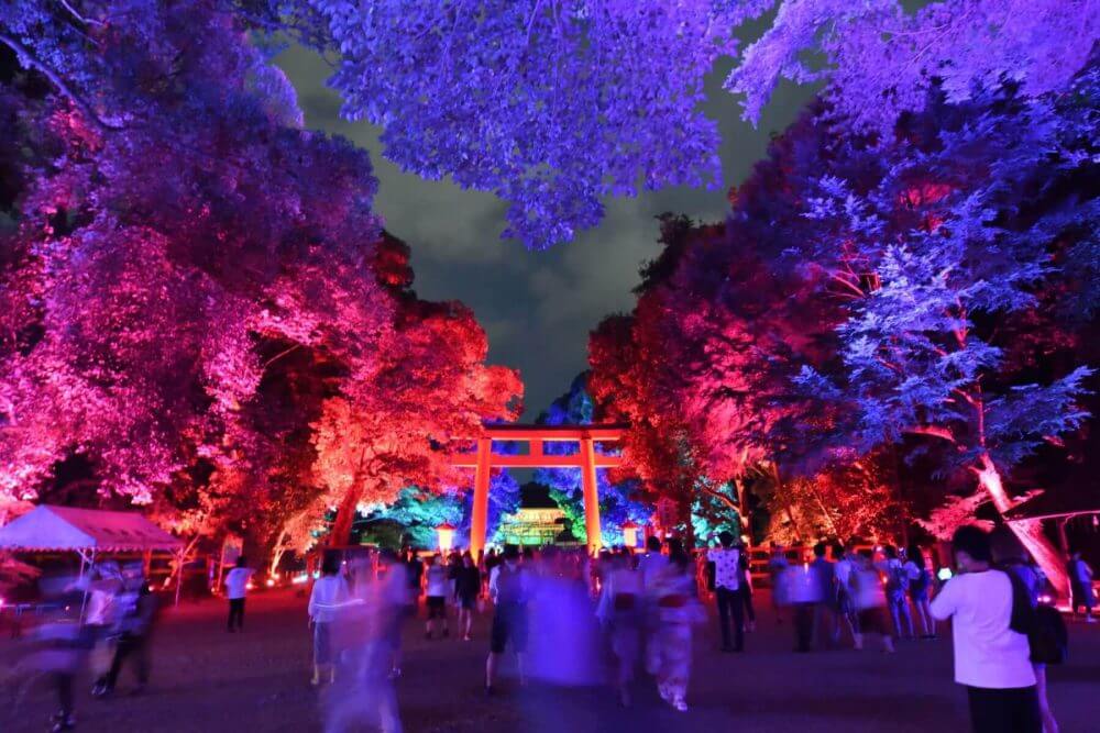 下鴨神社「糺の森の光の祭2016」
